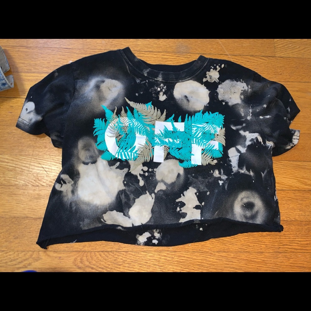 Off white - tie dye tee